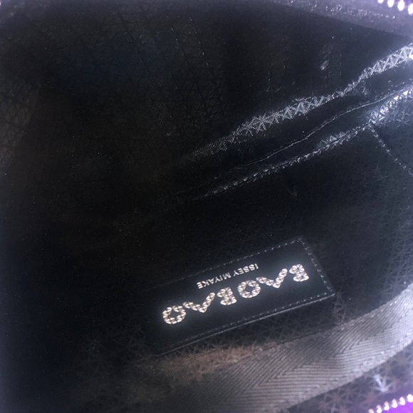 Issey Miyake Vibrant Purple Geometric Wristlet